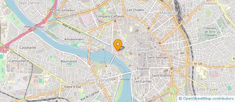 localisation de l'entreprise MONSIEUR PHILIPPE LABORDERIE à TOULOUSE