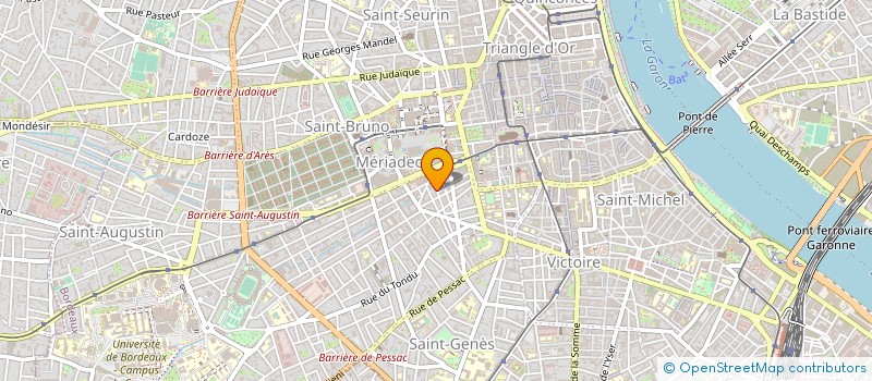 localisation de l'entreprise MONSIEUR PHILIPPE LABOURDETTE à BORDEAUX