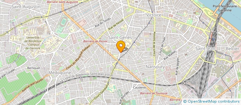 localisation de l'entreprise MONSIEUR PHILIPPE LACADEE à BORDEAUX