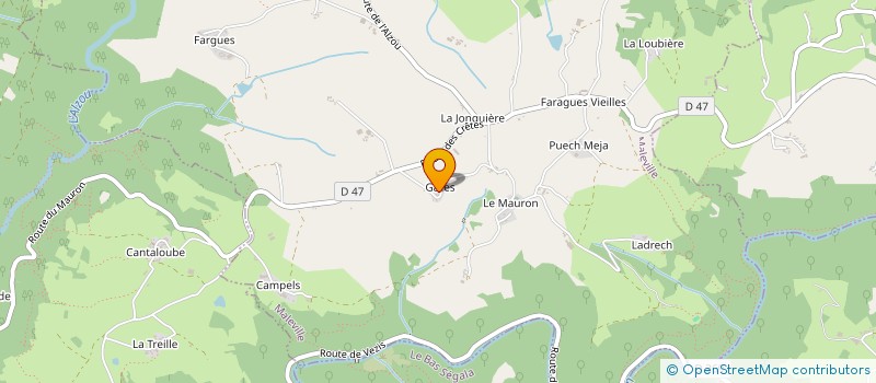 localisation de l'entreprise MONSIEUR PHILIPPE LACASSAGNE  MALEVILLE