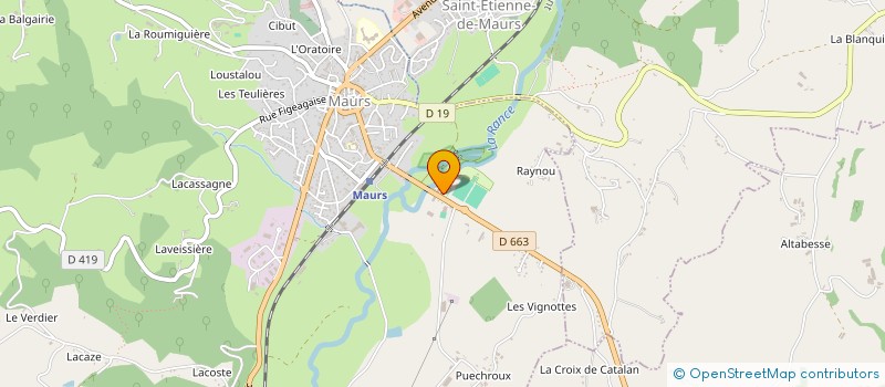 localisation de l'entreprise MONSIEUR PHILIPPE LACASSAGNE à MAURS