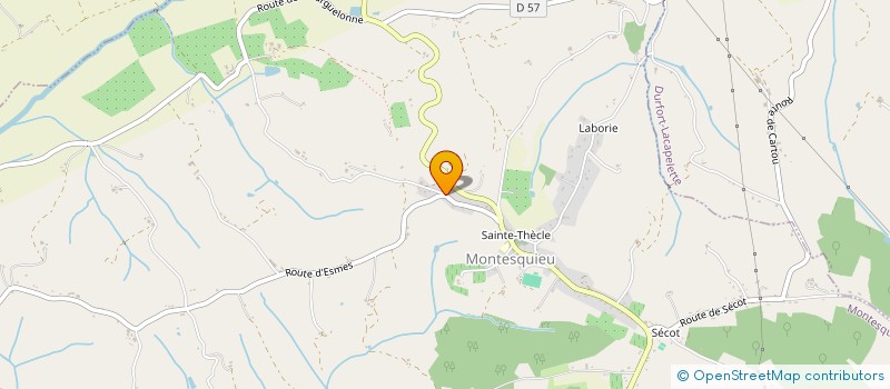 localisation de l'entreprise MONSIEUR PHILIPPE LACHAUD  MONTESQUIEU