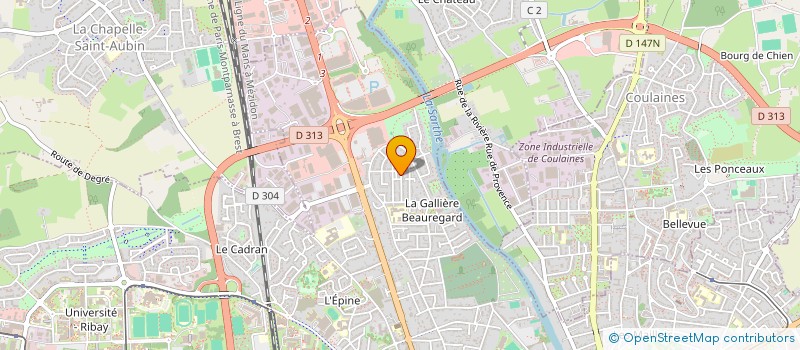 localisation de l'entreprise MONSIEUR PHILIPPE LACHENY à LE MANS