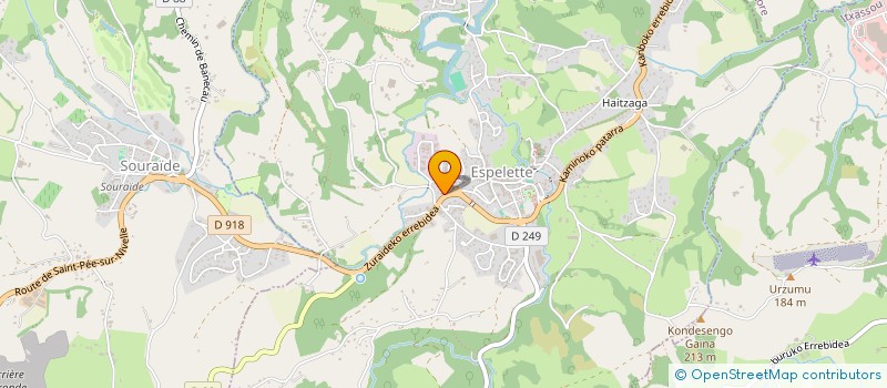 localisation de l'entreprise MONSIEUR PHILIPPE LACOSTE  ITXASSOU