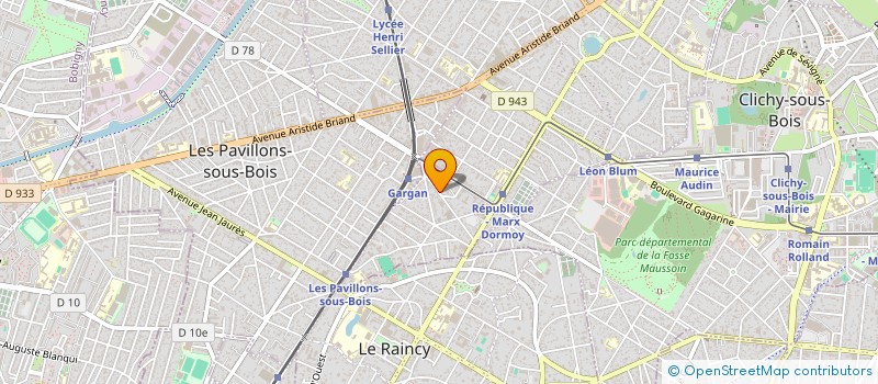 localisation de l'entreprise MONSIEUR PHILIPPE LACOSTE  LIVRY-GARGAN