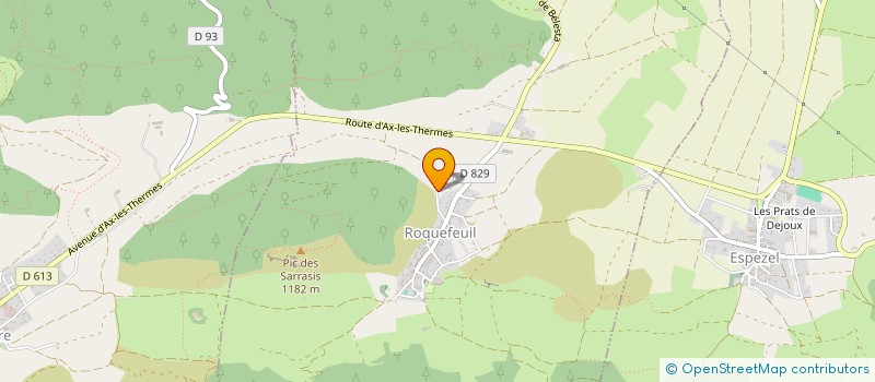 localisation de l'entreprise MONSIEUR PHILIPPE LACROIX  ROQUEFEUIL