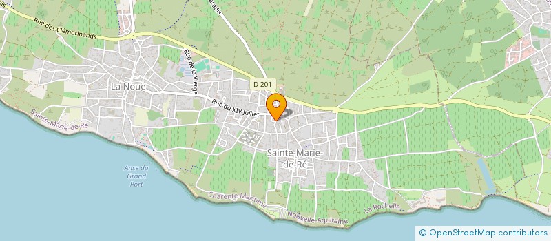 localisation de l'entreprise MONSIEUR PHILIPPE LACROIX  SAINTE-MARIE-DE-RE