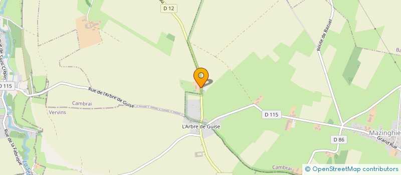 localisation de l'entreprise MONSIEUR PHILIPPE LACROIX  LE CATEAU-CAMBRESIS