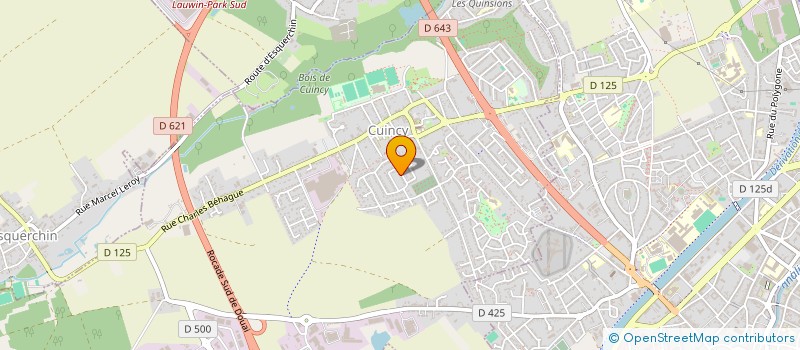 localisation de l'entreprise MONSIEUR PHILIPPE LADRIERE  CUINCY