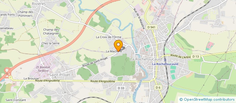 localisation de l'entreprise MONSIEUR PHILIPPE LAFARGE à LA ROCHEFOUCAULD-EN-ANGOUMOIS