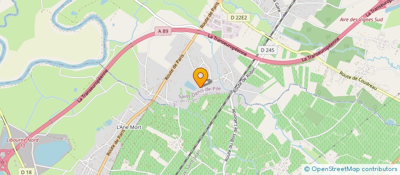 localisation de l'entreprise MONSIEUR PHILIPPE LAFARGUE  SAINT-DENIS-DE-PILE