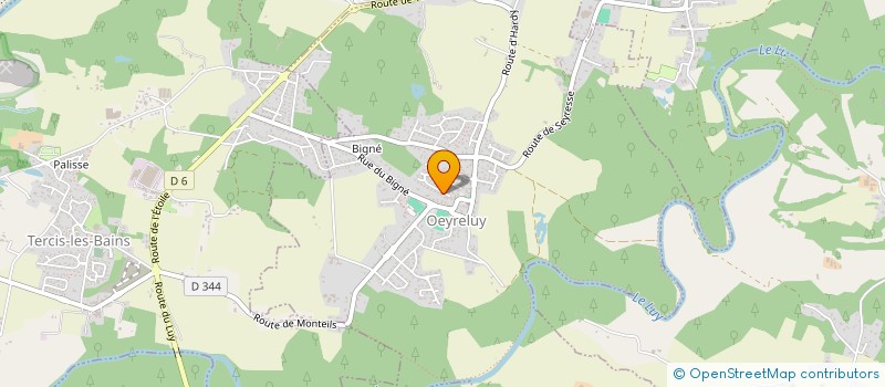 localisation de l'entreprise MONSIEUR PHILIPPE LAFFITTE  OEYRELUY