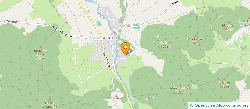 localisation de l'entreprise MONSIEUR PHILIPPE LAFFONT  SOUEICH