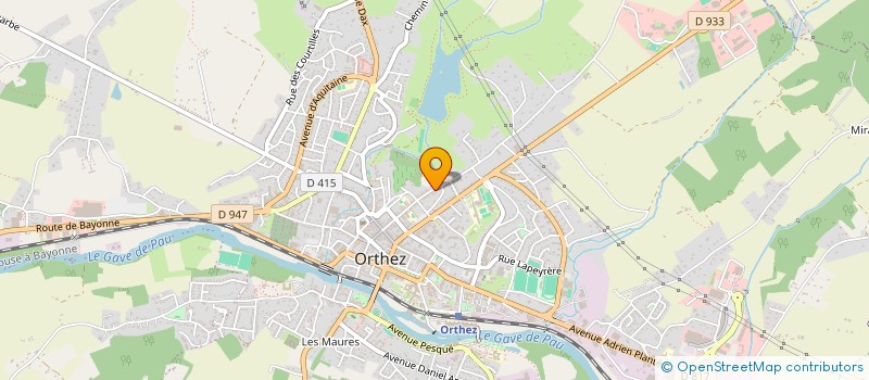 localisation de l'entreprise MONSIEUR PHILIPPE LAFONT  ORTHEZ