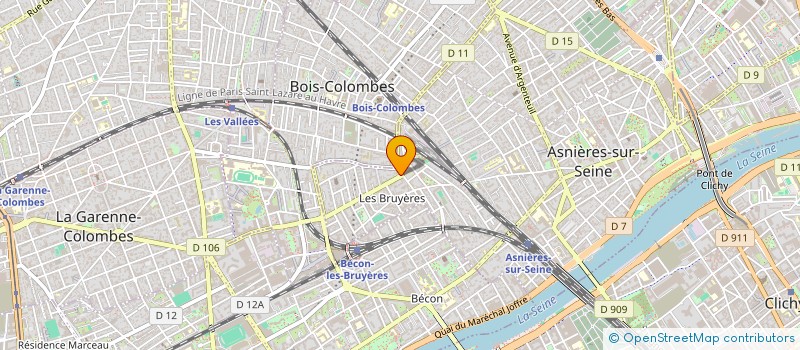 localisation de l'entreprise MONSIEUR PHILIPPE LAFORET  ASNIERES-SUR-SEINE