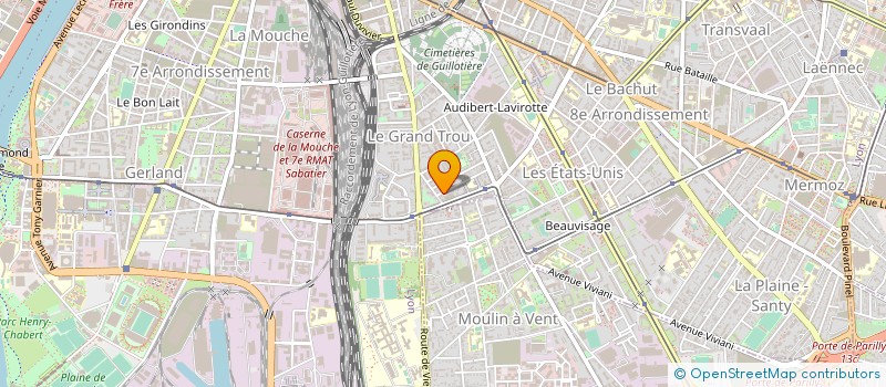 localisation de l'entreprise MONSIEUR PHILIPPE LAFRENE  LYON