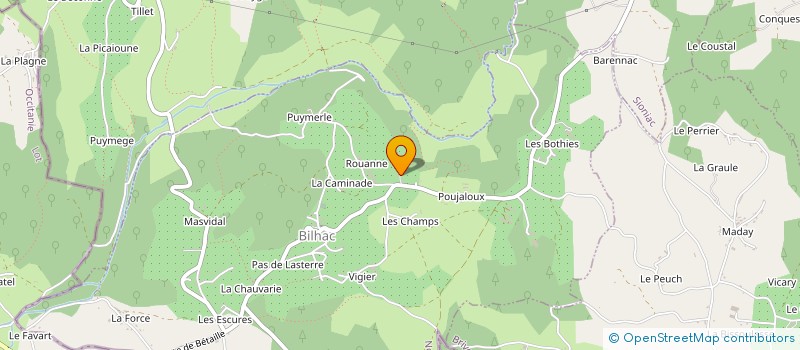 localisation de l'entreprise MONSIEUR PHILIPPE LAFUENTE à BILHAC