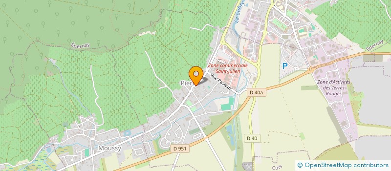 localisation de l'entreprise MONSIEUR PHILIPPE LAGACHE  PIERRY