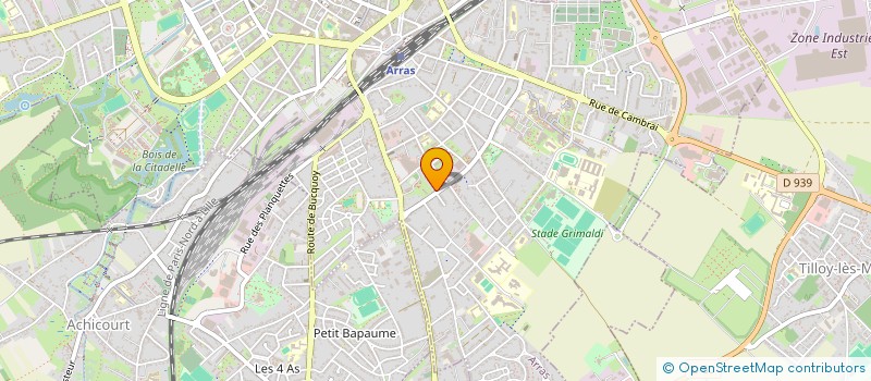 localisation de l'entreprise MONSIEUR PHILIPPE LAGACHE à ARRAS