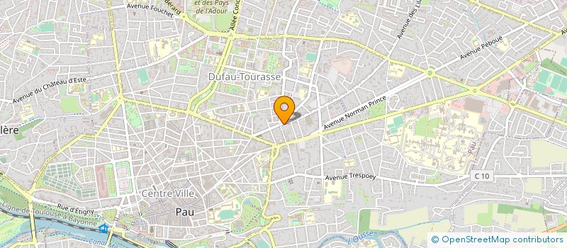 localisation de l'entreprise MONSIEUR PHILIPPE LAGEYRE à PAU