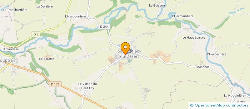 localisation de l'entreprise MONSIEUR PHILIPPE LAGNEL à SAINT-CALAIS-DU-DESERT