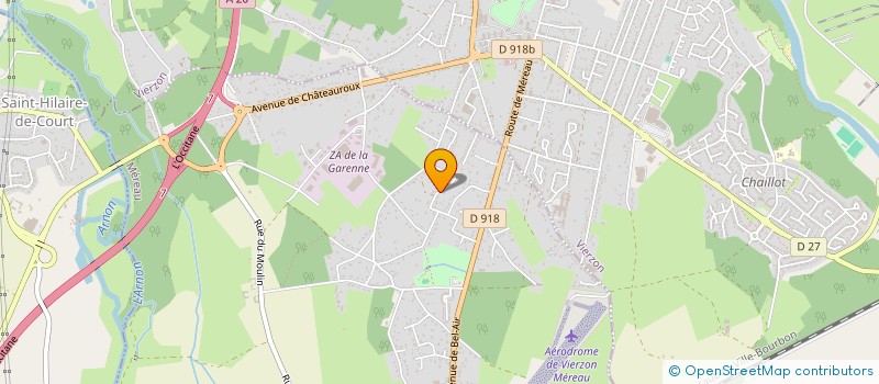 localisation de l'entreprise MONSIEUR PHILIPPE LAGORCE  MEREAU