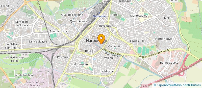 localisation de l'entreprise MONSIEUR PHILIPPE LAGRANGE à NARBONNE