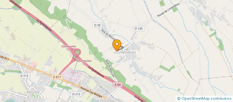 localisation de l'entreprise MONSIEUR PHILIPPE LAGUILHON  LIMENDOUS