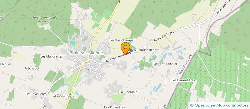 localisation de l'entreprise MONSIEUR PHILIPPE LAINE à BRAIN-SUR-ALLONNES