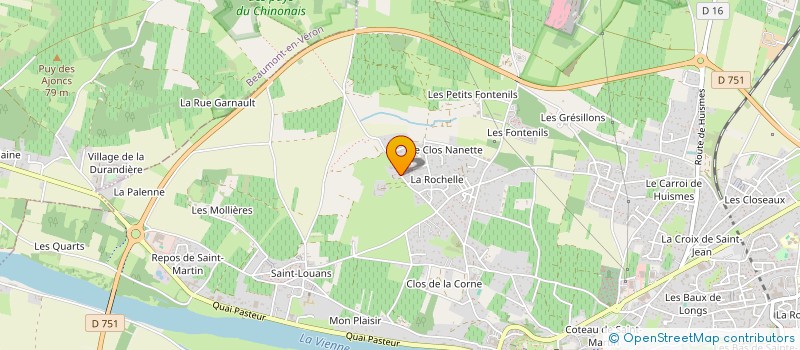 localisation de l'entreprise MONSIEUR PHILIPPE LAINEL à CHINON