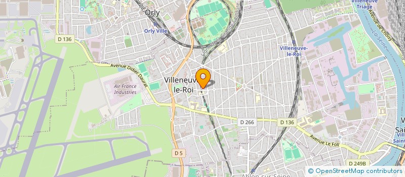 localisation de l'entreprise MONSIEUR PHILIPPE LALAUS  VILLENEUVE-LE-ROI