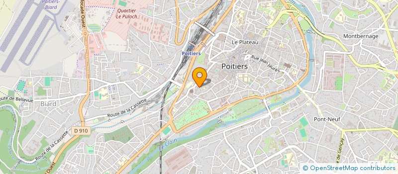 localisation de l'entreprise MONSIEUR PHILIPPE LALEU à POITIERS