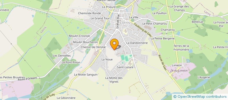 localisation de l'entreprise MONSIEUR PHILIPPE LALLEMAND à LORRIS