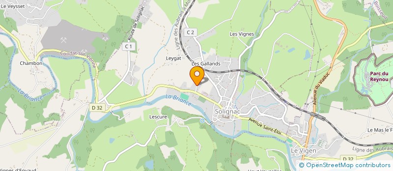 localisation de l'entreprise MONSIEUR PHILIPPE LALOI à SOLIGNAC