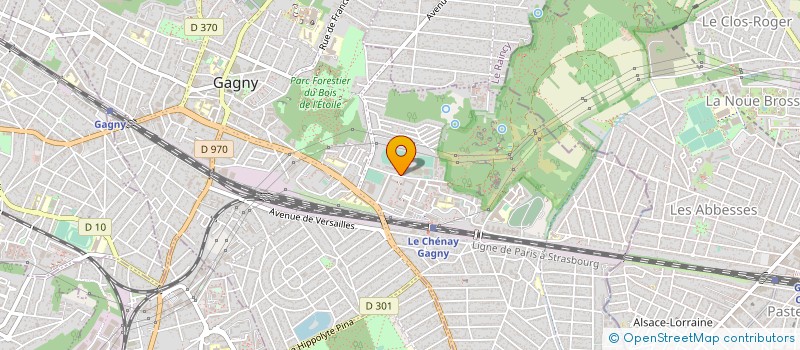 localisation de l'entreprise MONSIEUR PHILIPPE LAM  GAGNY