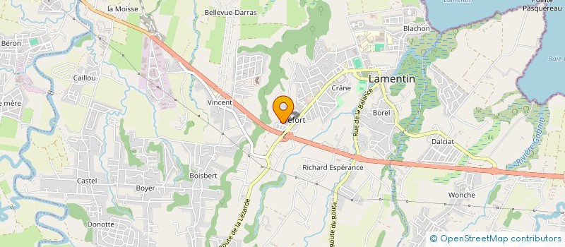 localisation de l'entreprise MONSIEUR PHILIPPE LAMARRE  LAMENTIN