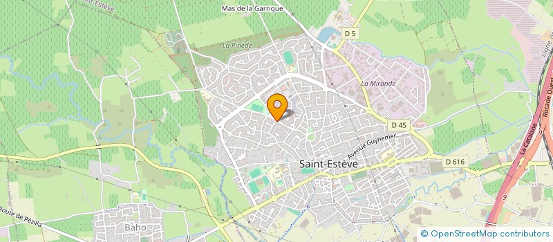 localisation de l'entreprise MONSIEUR PHILIPPE LAMAS  SAINT-ESTEVE