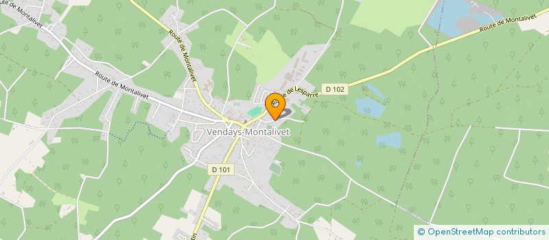 localisation de l'entreprise MONSIEUR PHILIPPE LAMBERT  VENDAYS-MONTALIVET