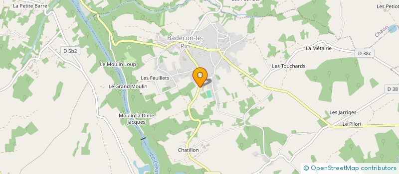 localisation de l'entreprise MONSIEUR PHILIPPE LAMBERT à BADECON-LE-PIN