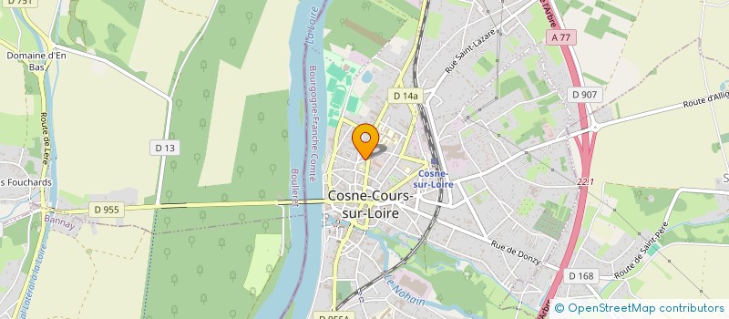 localisation de l'entreprise MONSIEUR PHILIPPE LAMBERT à COSNE-COURS-SUR-LOIRE