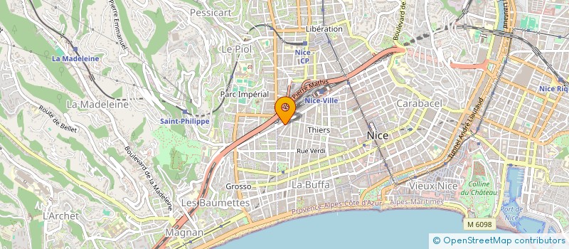 localisation de l'entreprise MONSIEUR PHILIPPE LAMBERT à NICE