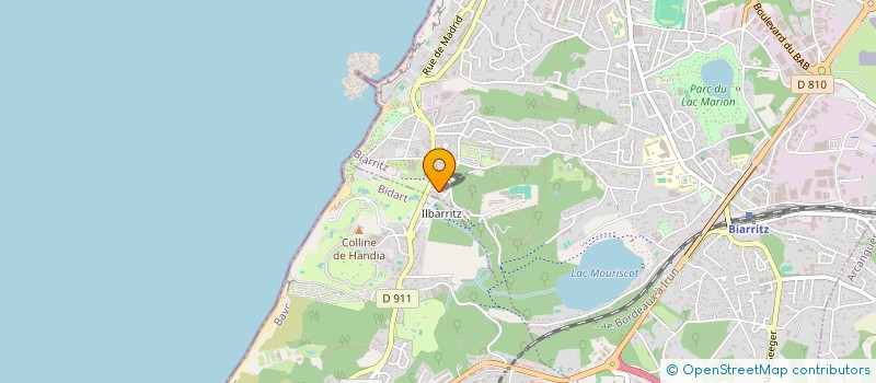 localisation de l'entreprise MONSIEUR PHILIPPE LAMBINET  BIARRITZ