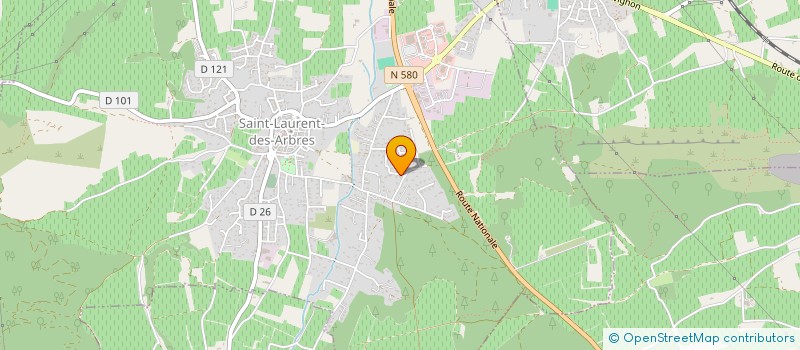 localisation de l'entreprise MONSIEUR PHILIPPE LAMBINON  SAINT-LAURENT-DES-ARBRES