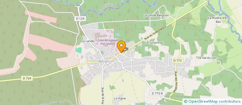 localisation de l'entreprise MONSIEUR PHILIPPE LAMI  BEIGNON