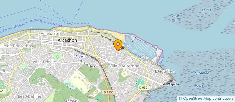 localisation de l'entreprise MONSIEUR PHILIPPE LAMOTHE à ARCACHON