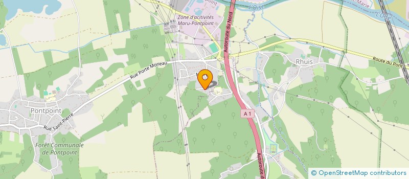 localisation de l'entreprise MONSIEUR PHILIPPE LAMOTTE  PONTPOINT