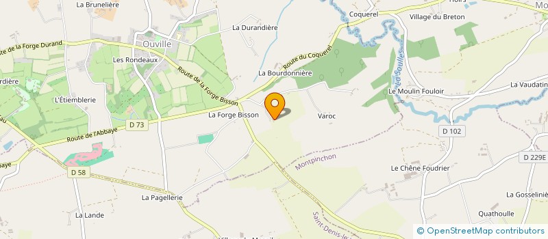 localisation de l'entreprise MONSIEUR PHILIPPE LAMOTTE à OUVILLE