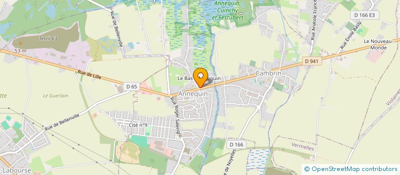 localisation de l'entreprise MONSIEUR PHILIPPE LAMPIN  ANNEQUIN