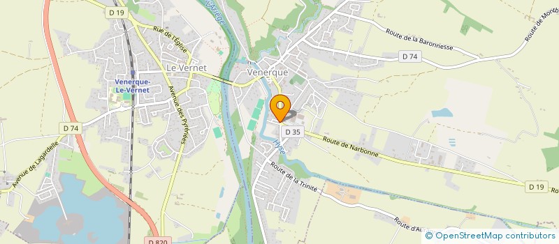 localisation de l'entreprise MONSIEUR PHILIPPE LANAO à VENERQUE