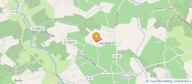 localisation de l'entreprise MONSIEUR PHILIPPE LANCUENTRE  SAINT-CIERS-D'ABZAC